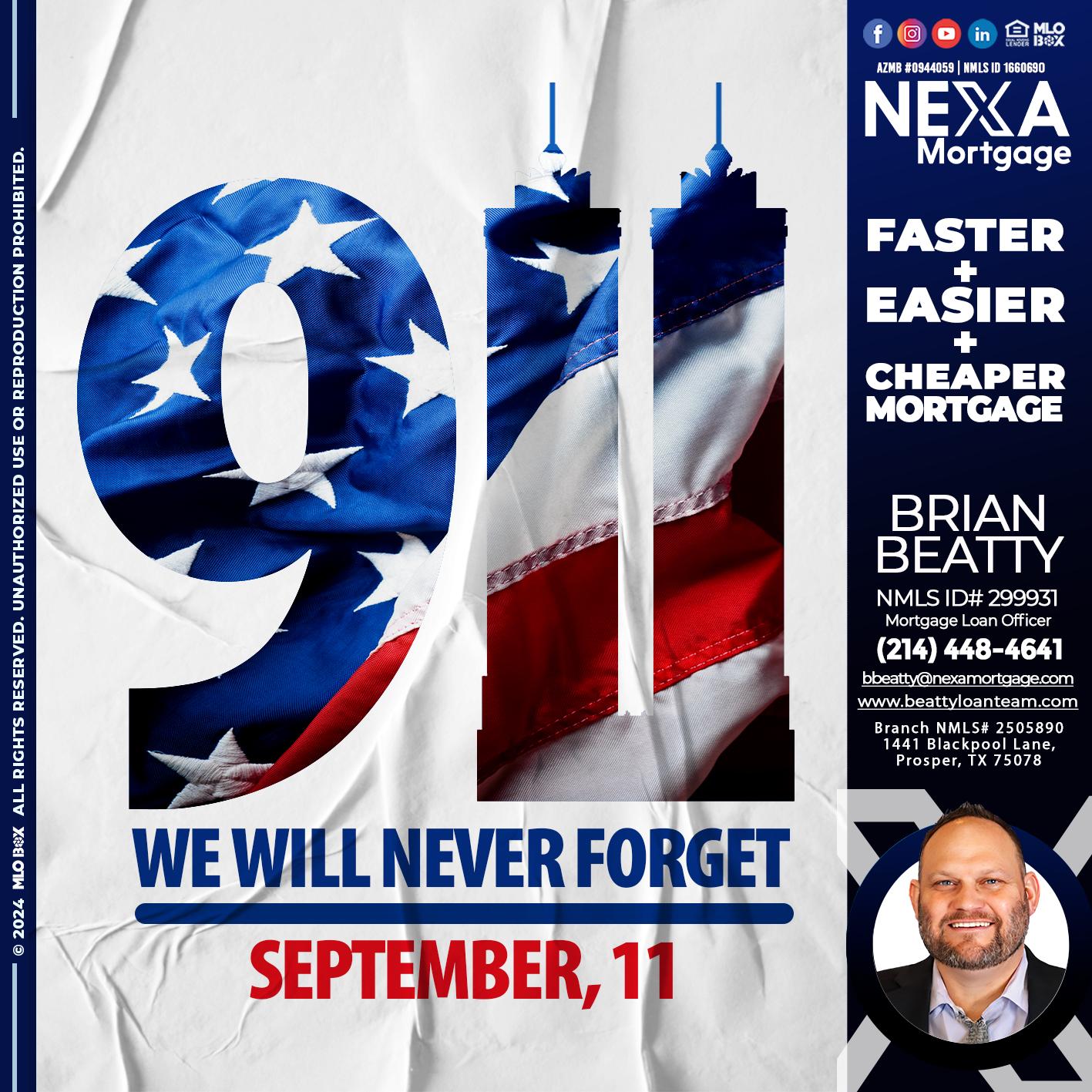 911 - Brian Beatty -Mortgage Loan Officer