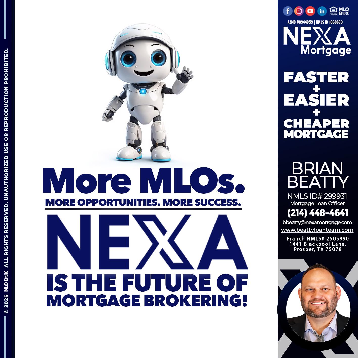 NEXA FUTURE - Brian Beatty -Mortgage Loan Officer