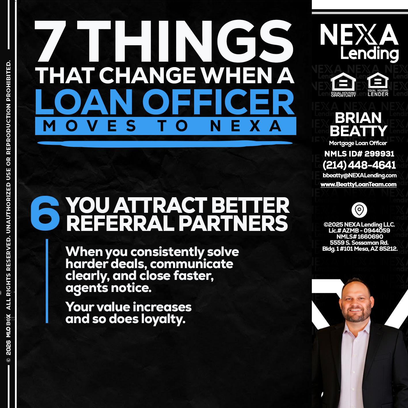 7 THINGS (6) - Brian Beatty -Mortgage Loan Officer