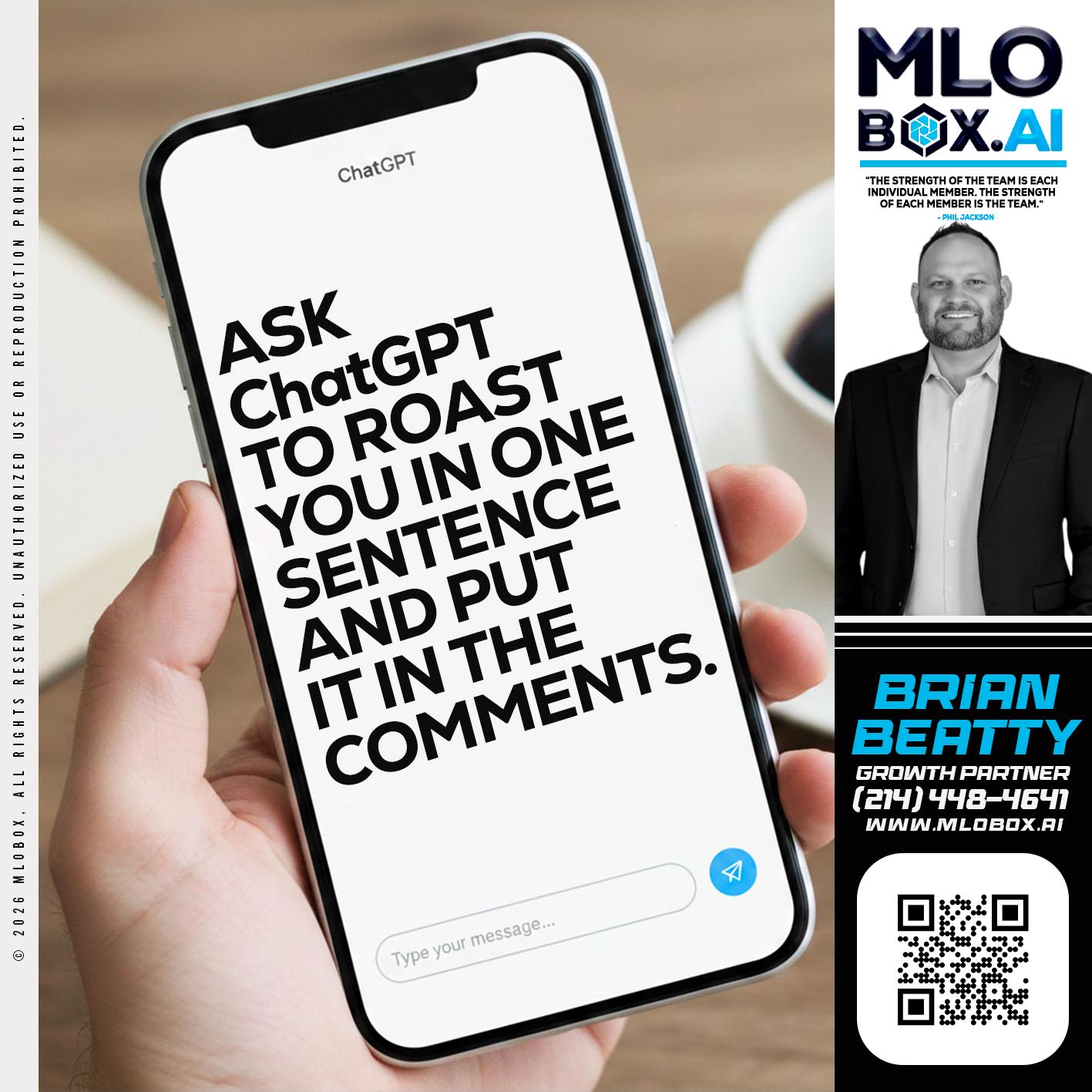 ASK CHAT GPT - Brian Beatty -Mortgage Loan Officer