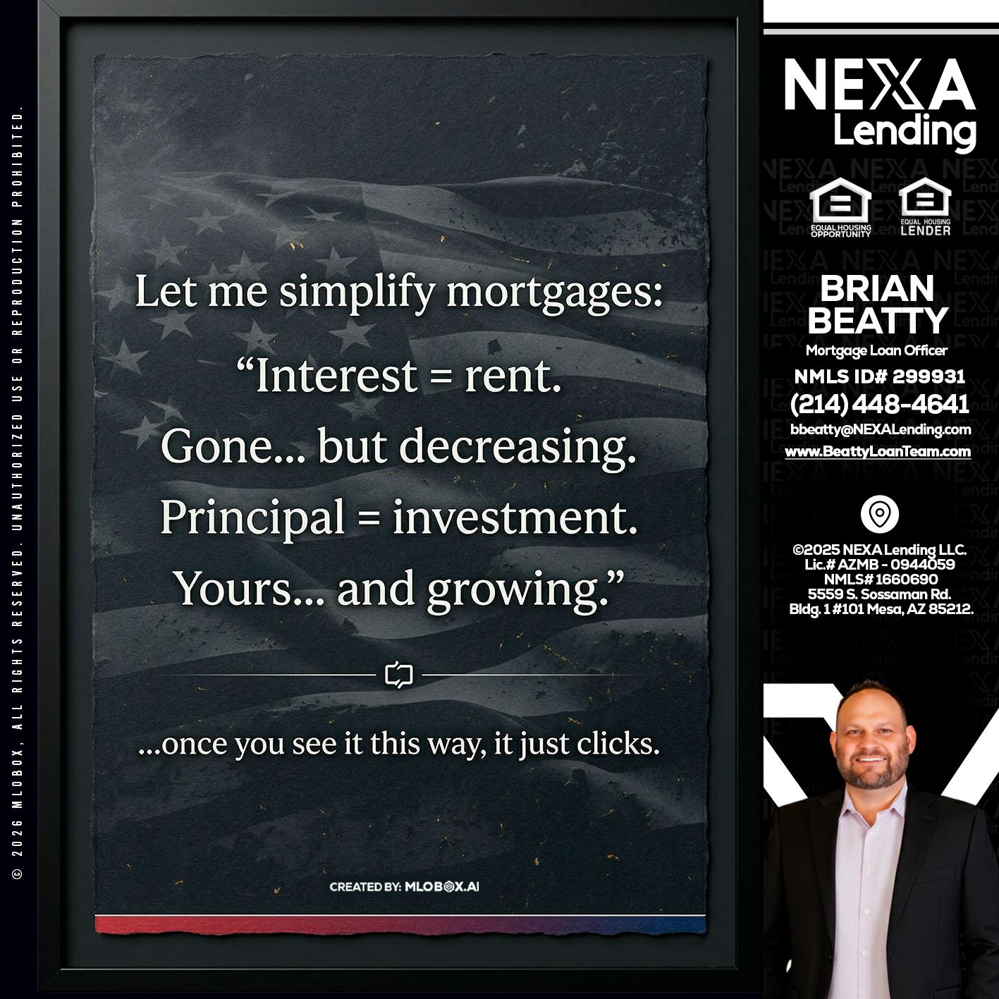 LET ME SIMPLIFY - Brian Beatty -Mortgage Loan Officer