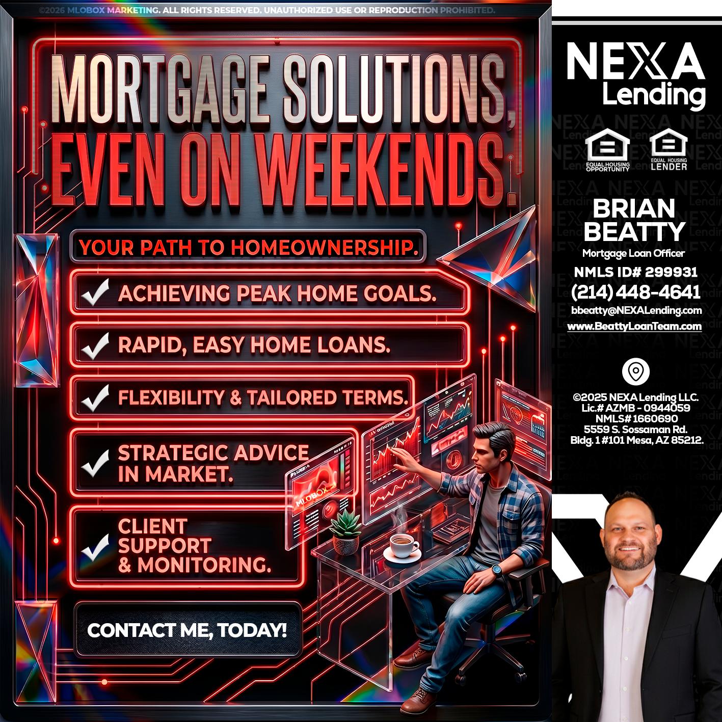 WEEKEND SOLUTIONS - Brian Beatty -Mortgage Loan Officer