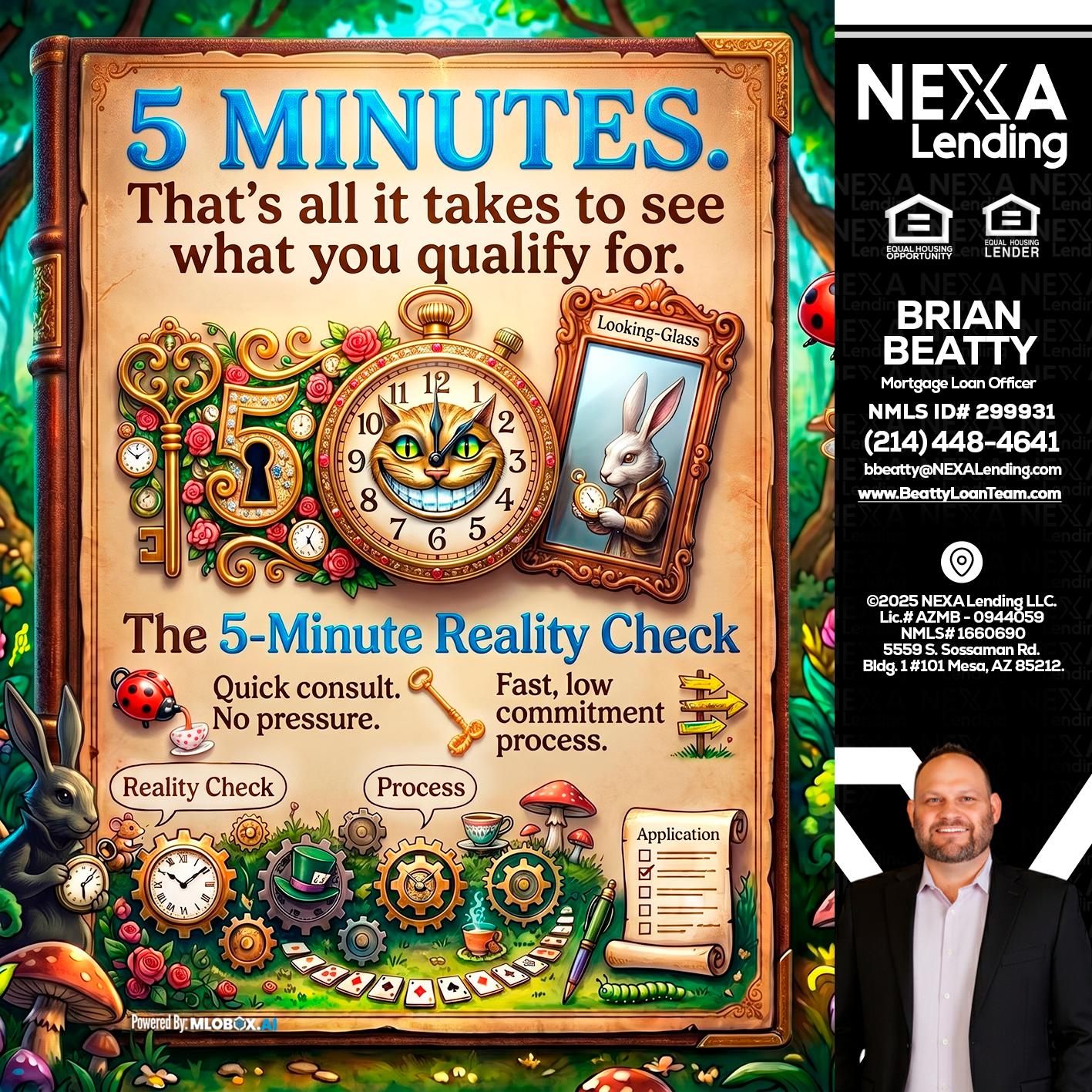Reality Check! - Brian Beatty -Mortgage Loan Officer