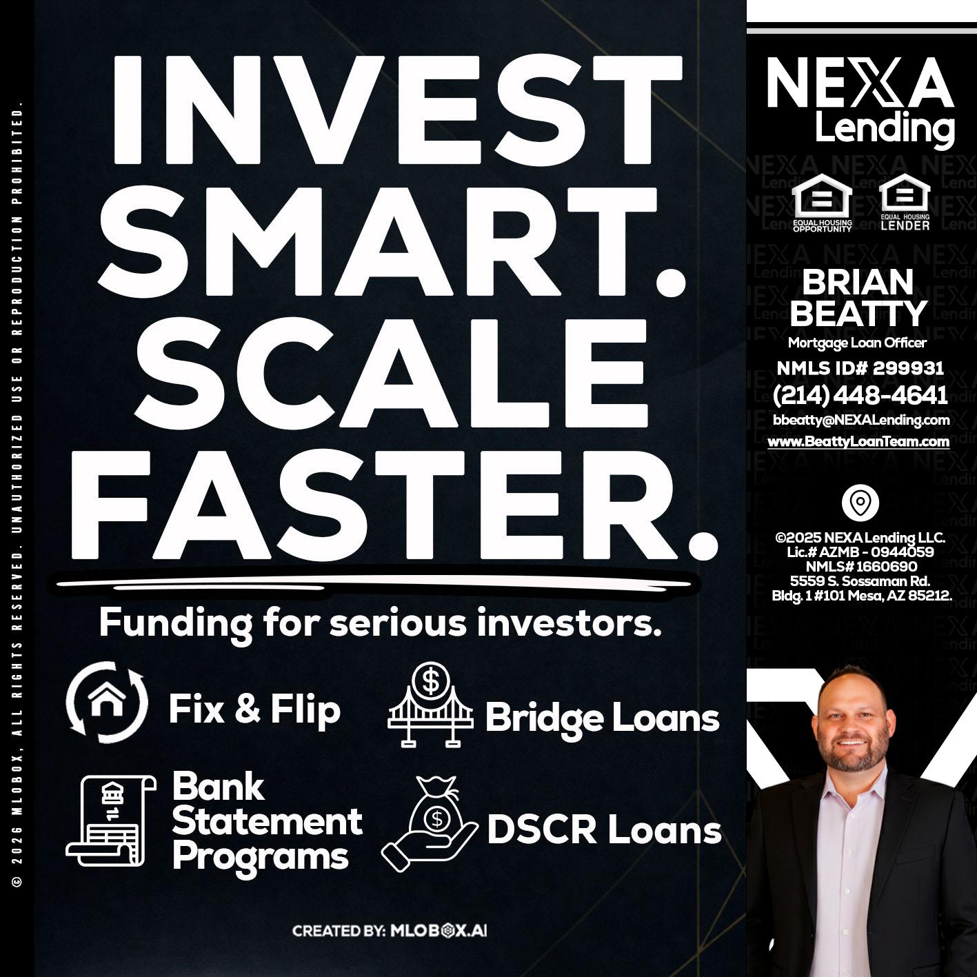INVEST SMART - Brian Beatty -Mortgage Loan Officer