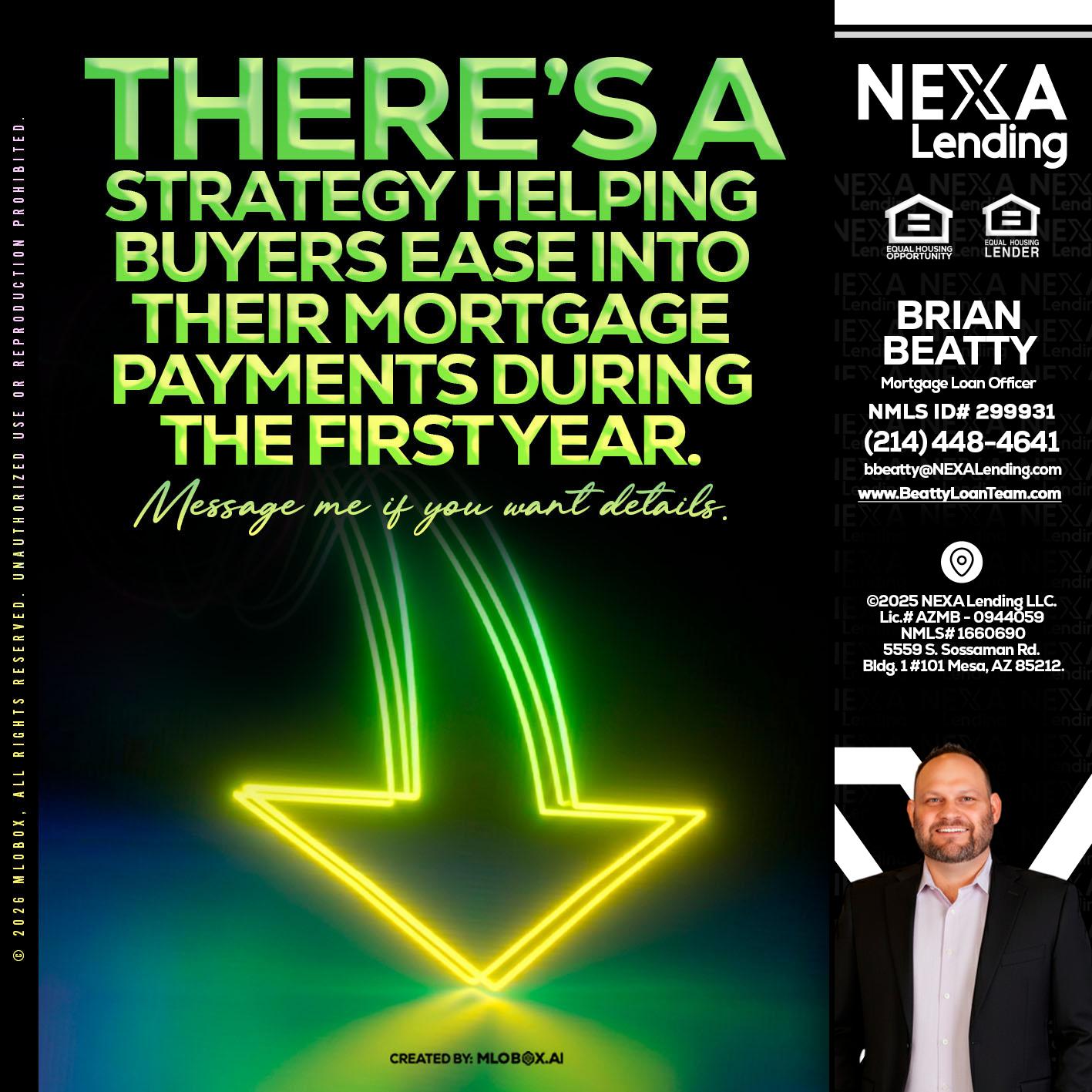 THERES A STATEGY - Brian Beatty -Mortgage Loan Officer