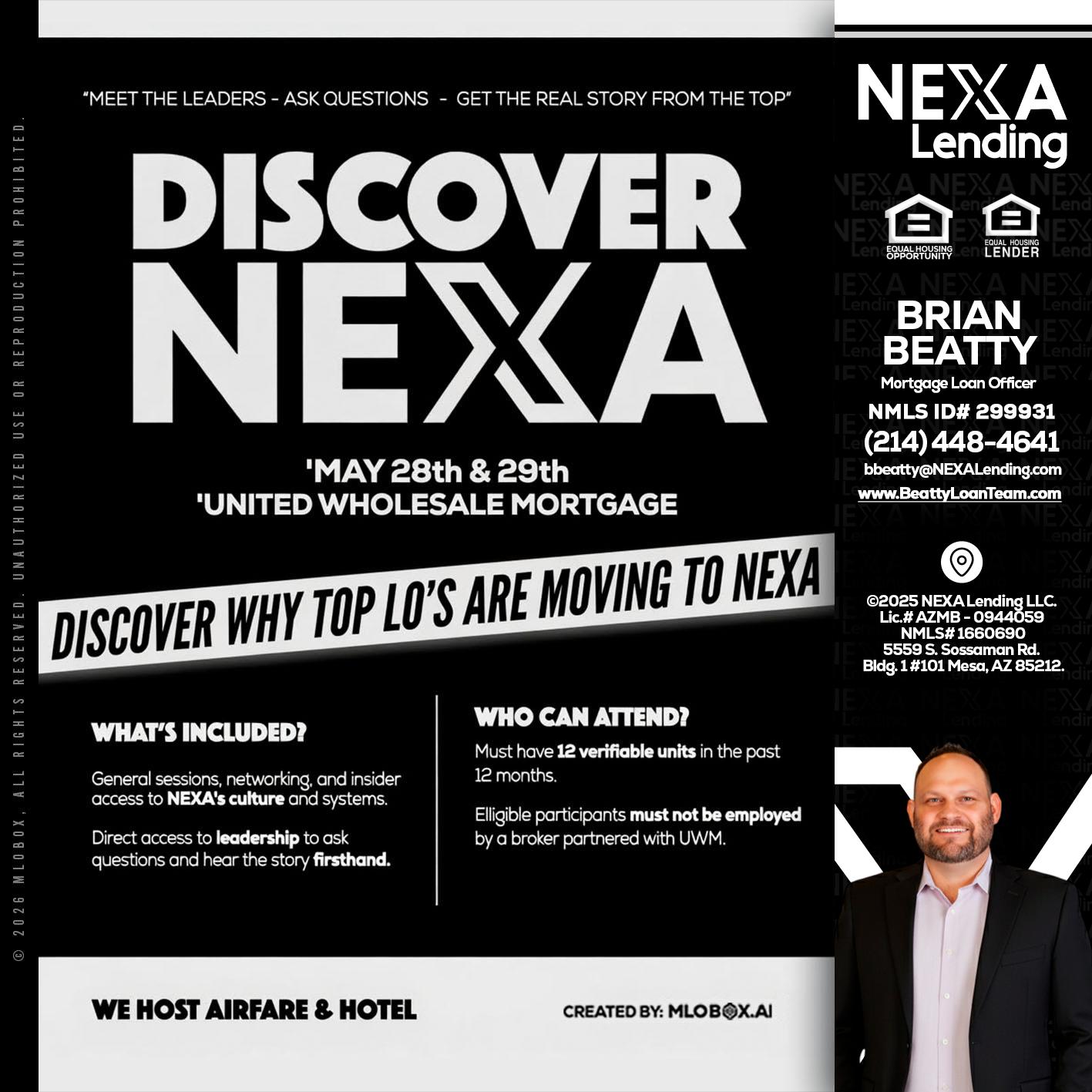 DISCOVER NEXA - Brian Beatty -Mortgage Loan Officer