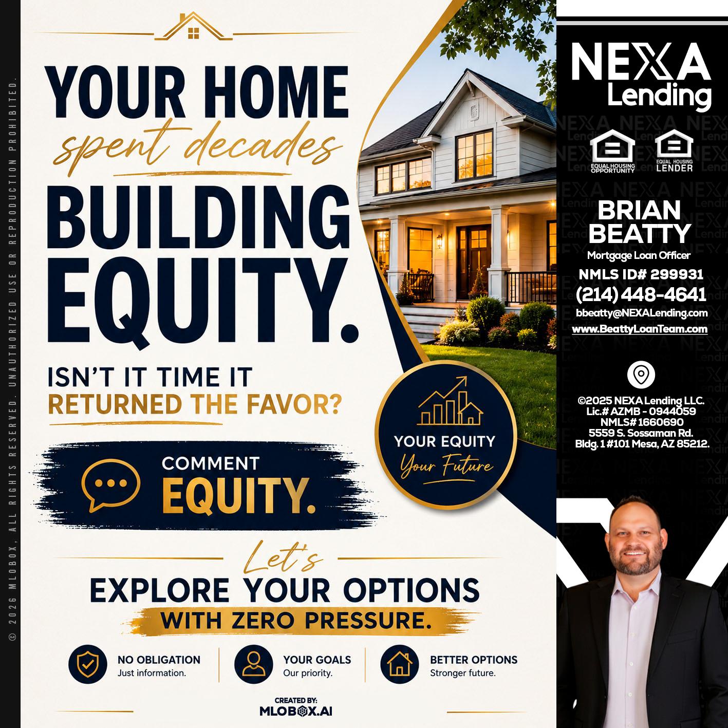 building equity - Brian Beatty -Mortgage Loan Officer