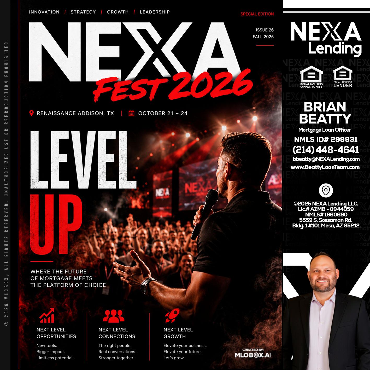 NEXA FEST 2026 - Brian Beatty -Mortgage Loan Officer