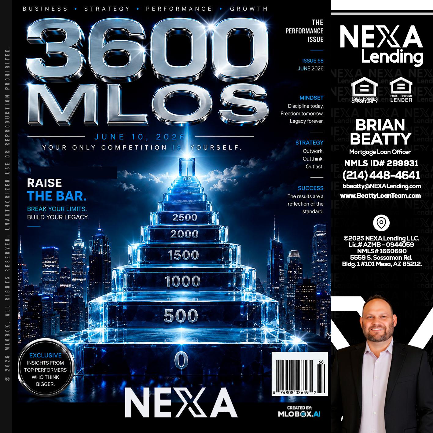 3600 MLOs - Brian Beatty -Mortgage Loan Officer