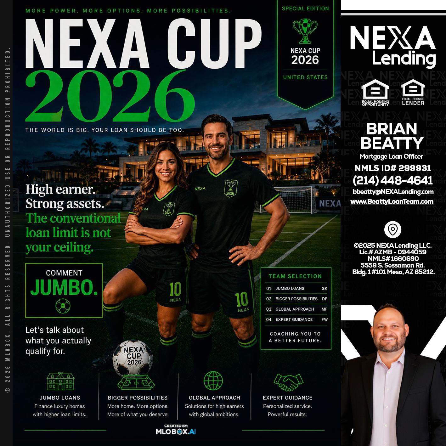 NEXA CUP 2026 - Brian Beatty -Mortgage Loan Officer