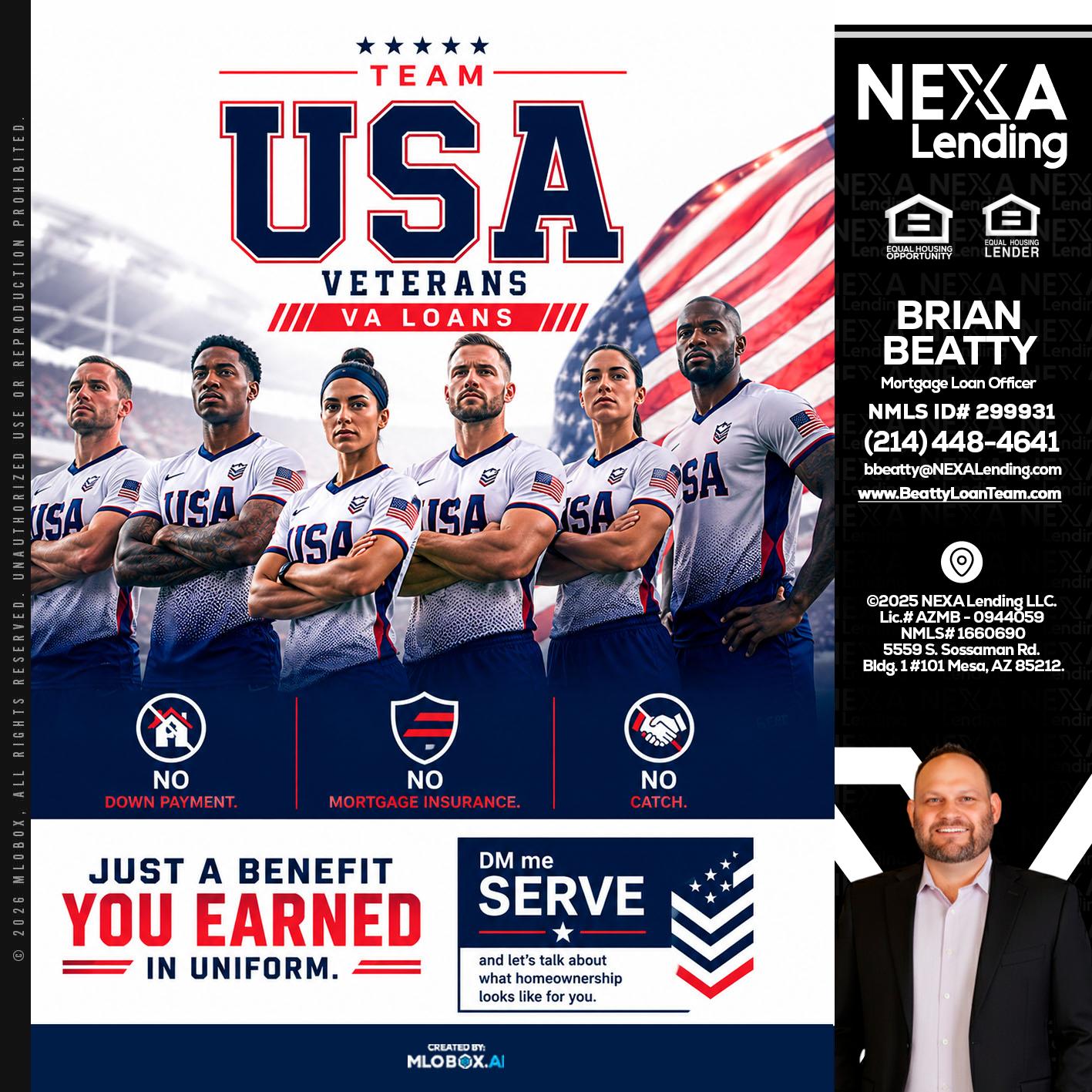 USA TEAM - Brian Beatty -Mortgage Loan Officer