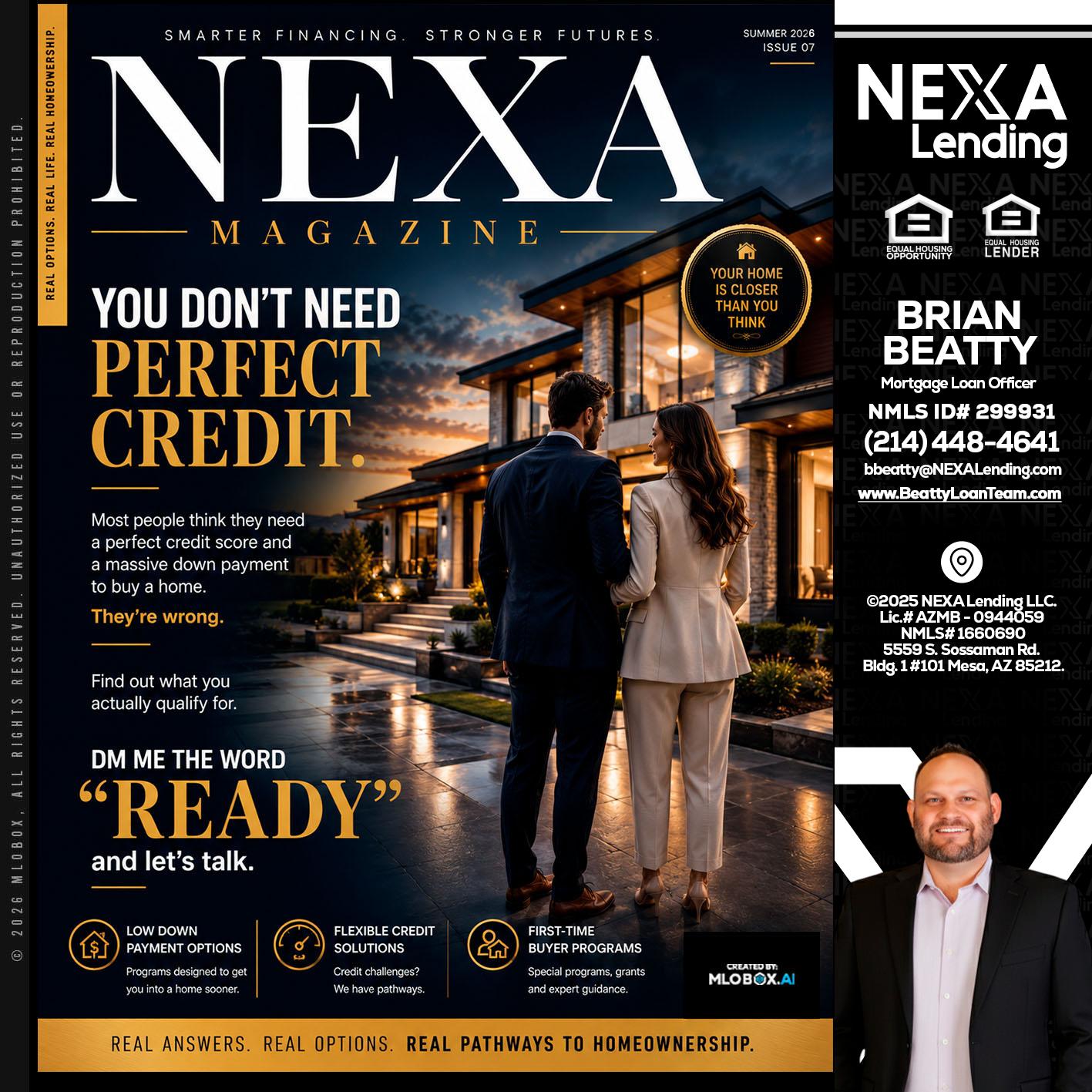 NEXA MAGAZINE - Brian Beatty -Mortgage Loan Officer
