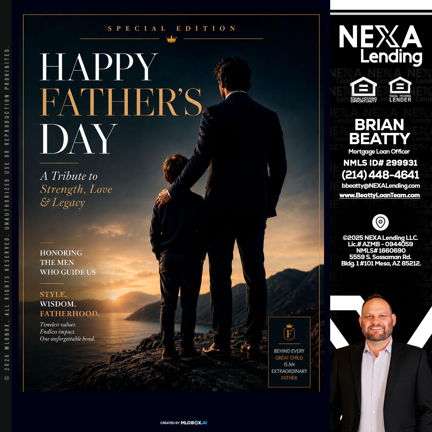 HAPPY FATHERS DAY - Brian Beatty -Mortgage Loan Officer