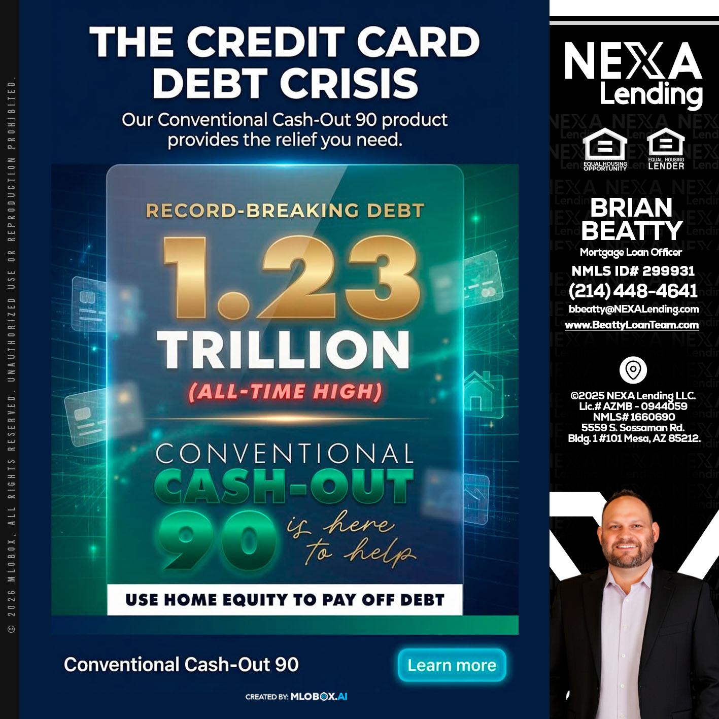 THE CREDIT CARD - Brian Beatty -Mortgage Loan Officer