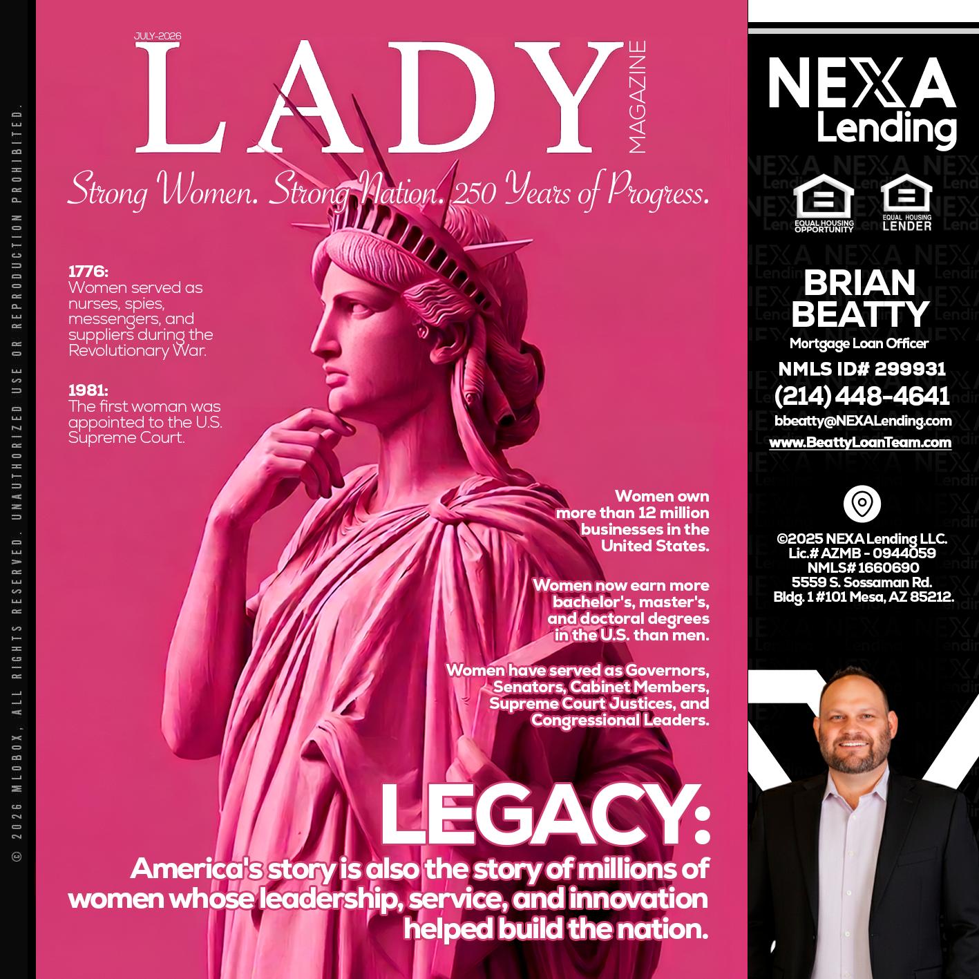LADY LIBERTY! - Brian Beatty -Mortgage Loan Officer