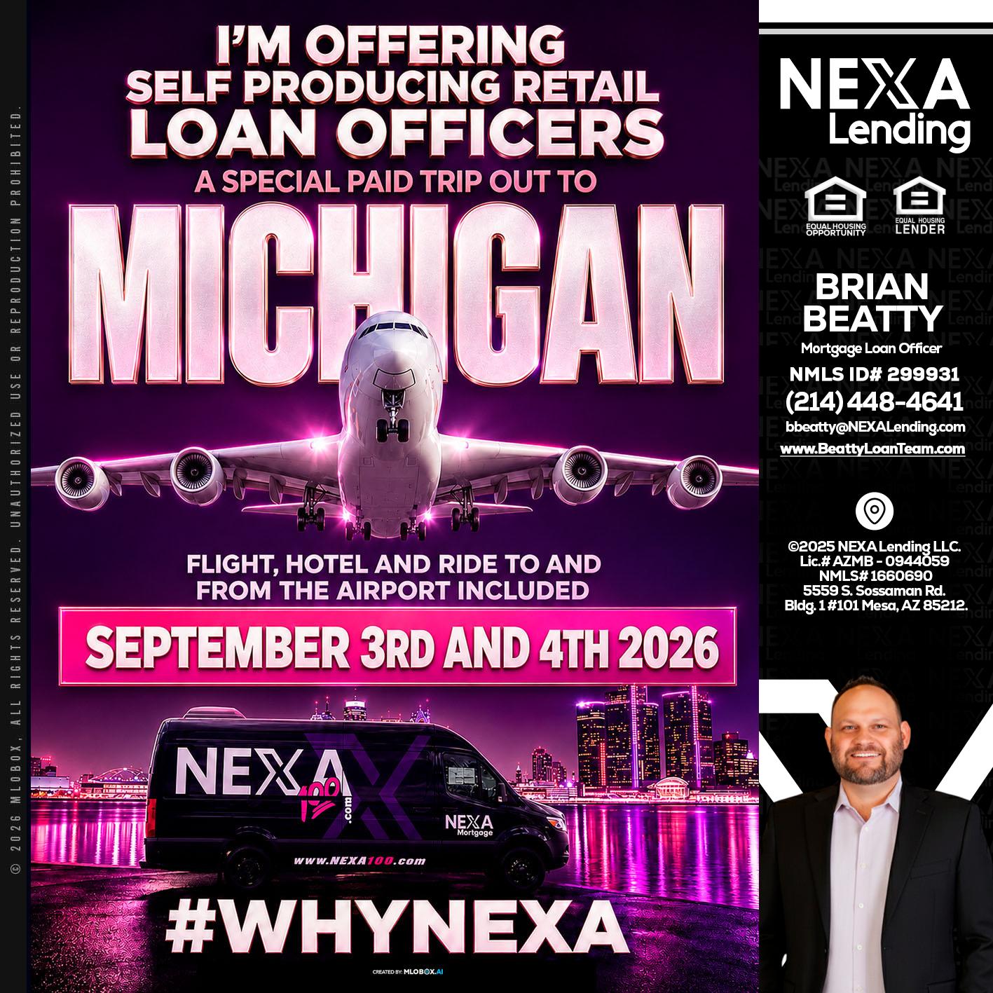 MICHIGAN TRIP - Brian Beatty -Mortgage Loan Officer