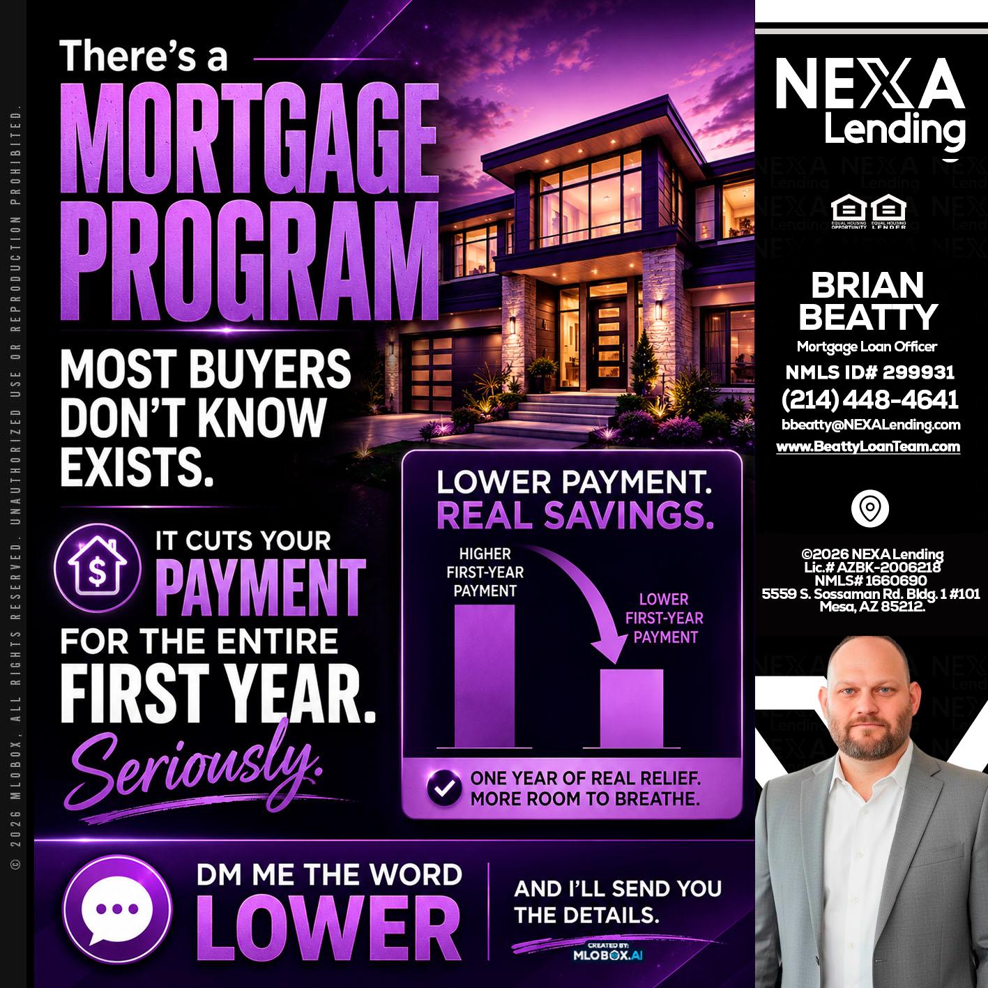 MORTGAGE PROGRAM - Brian Beatty -Mortgage Loan Officer
