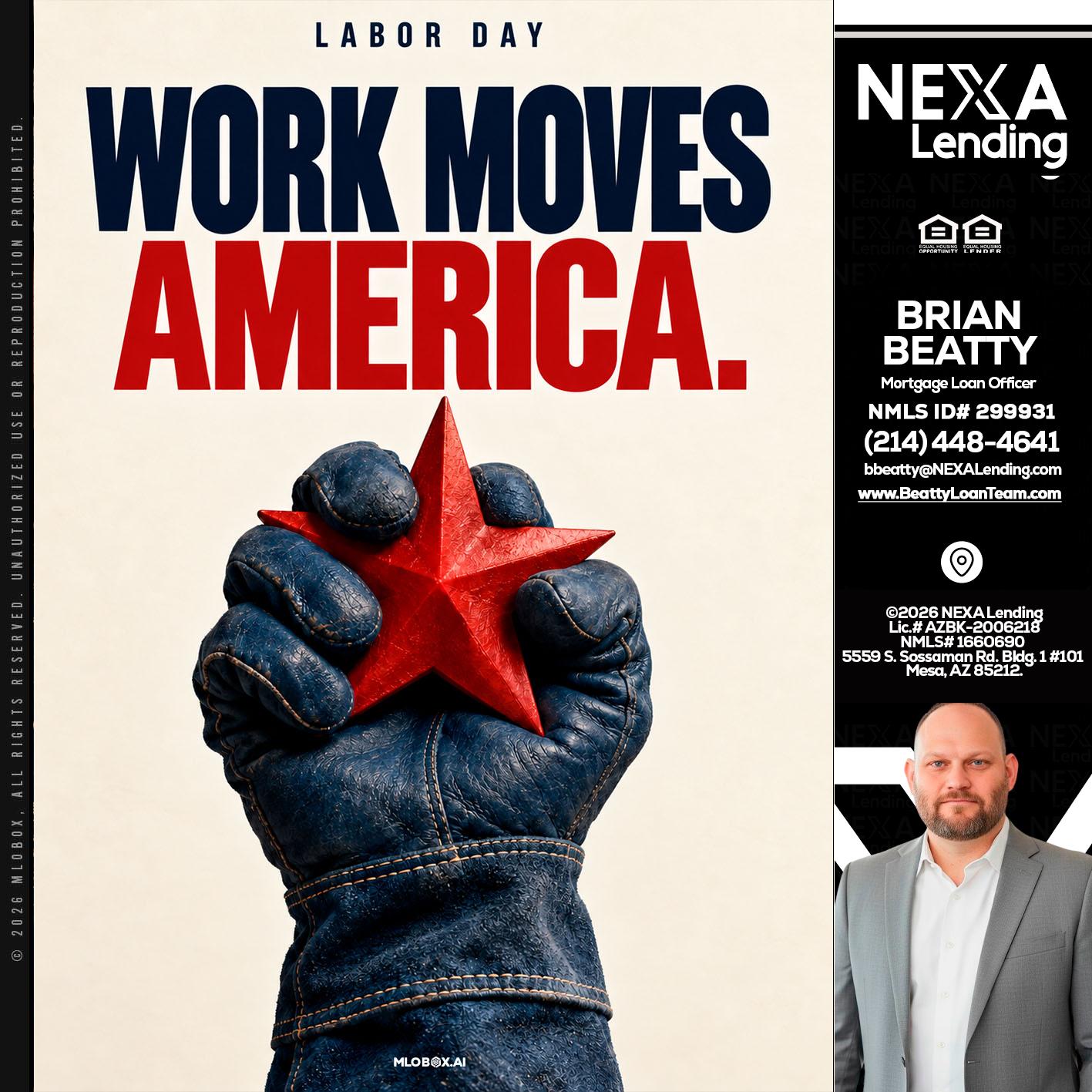 WORKS MOVES AMERICA - Brian Beatty -Mortgage Loan Officer