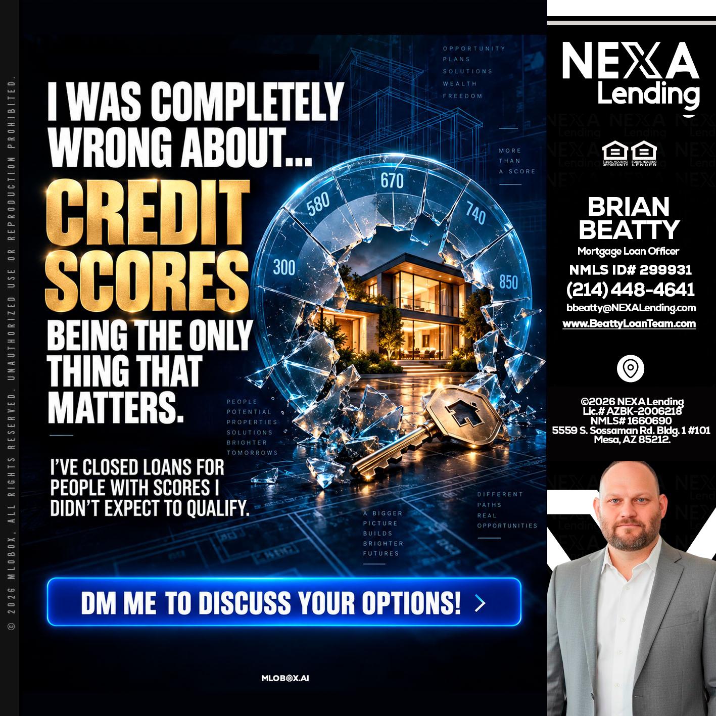 I WAS COMPLETY - Brian Beatty -Mortgage Loan Officer