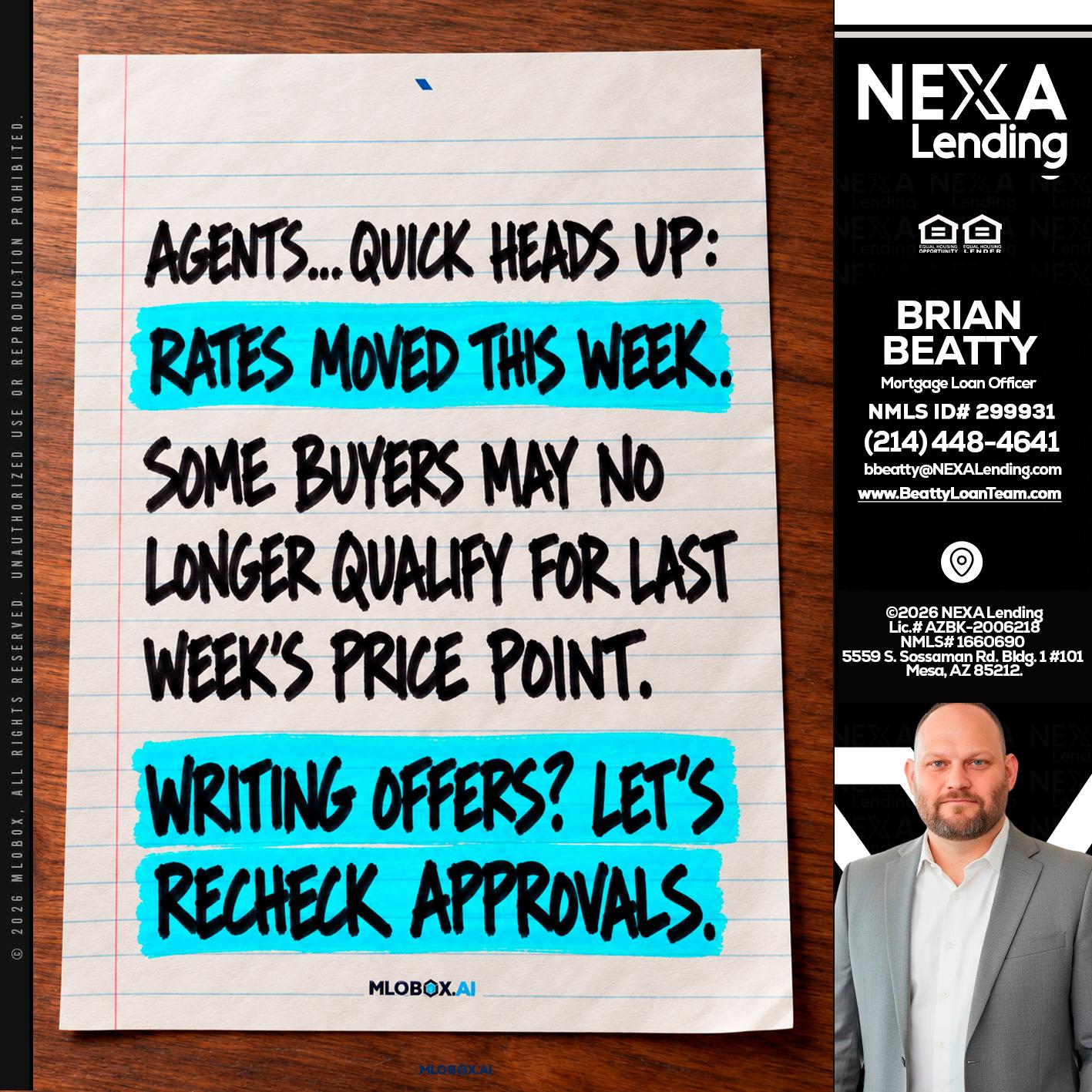 AGENTS - Brian Beatty -Mortgage Loan Officer